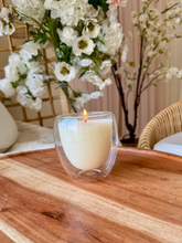 Load image into Gallery viewer, Mahoganyteakwoodsoycandle2